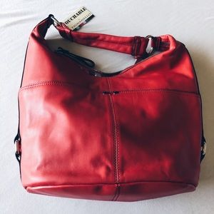 Tignanello Bags red leather